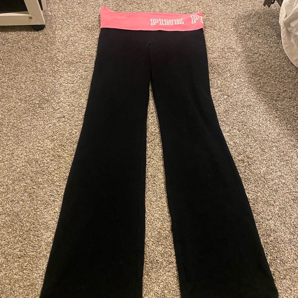 Victoria's Secret Pink yoga flare leggings